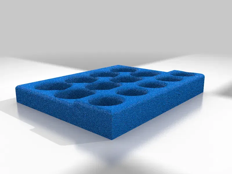 Giá đỡ sơn acrylic cho 5 chai và 8 lọ du lịch - Image 1