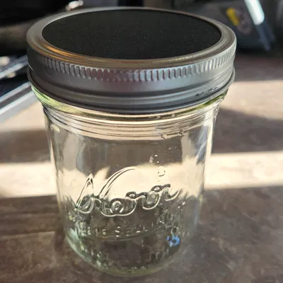 Nắp hũ Mason rộng với hộp chứa gel silica