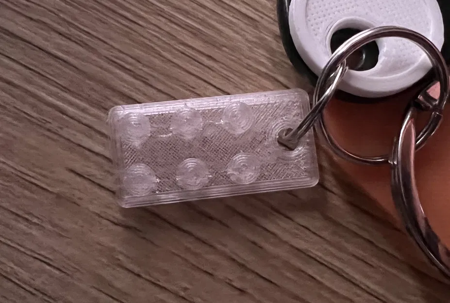 Móc khóa LEGO kết hợp với gạch xây dựng - Image 1