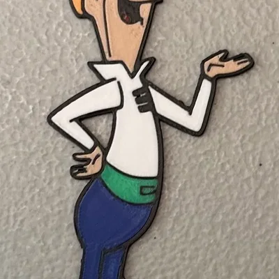 Nam châm George Jetson nhiều màu sắc 7 màu