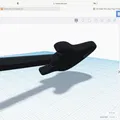 Móc khóa hình cây đàn guitar thiết kế từ tinkercad - Thumbnail 3