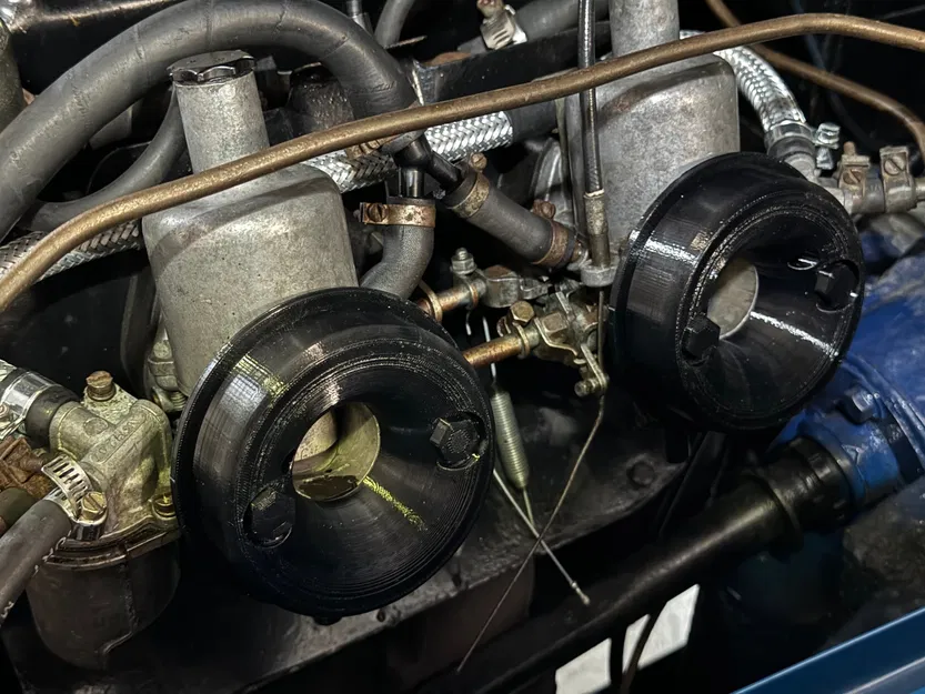 Bộ ống thông khí carburetor SU HS2 cho K&N - Image 1