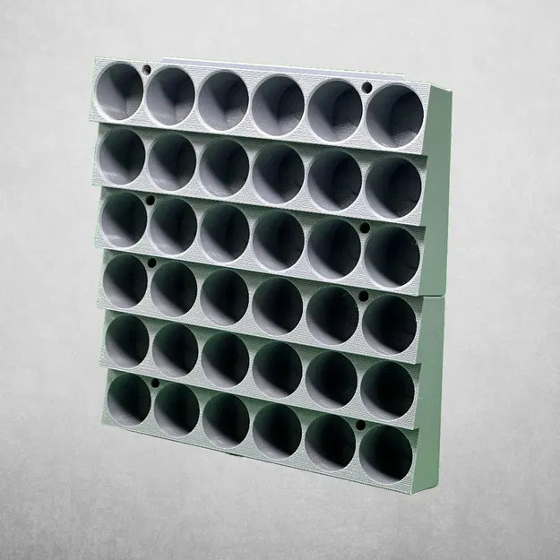 Giá đỡ chai sơn mô-đun cho 18 chai nhỏ 17ml - Image 6