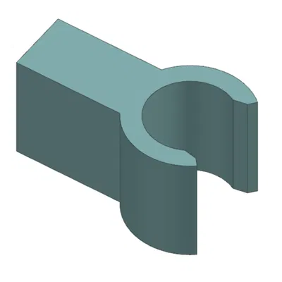 Cái móc giữ cho máy hút bể bơi có đường kính 19 mm