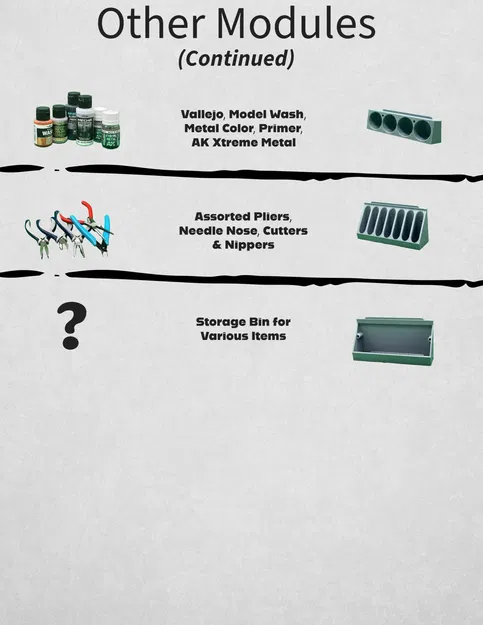 Giá đỡ chai sơn mô-đun cho 18 chai nhỏ 17ml - Image 8