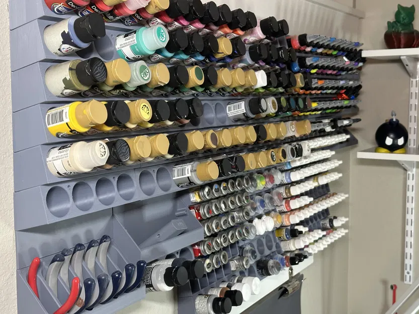 Giá đỡ chai sơn mô-đun cho 18 chai nhỏ 17ml - Image 10