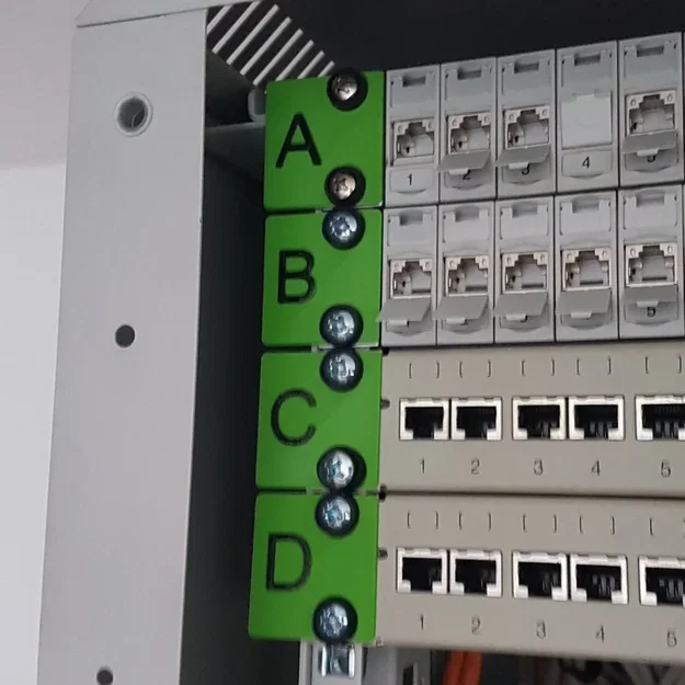 Nhãn dán cho Patchpanel và thiết bị mạng khác - Image 1
