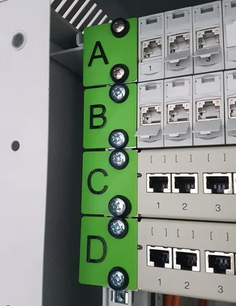 Nhãn dán cho Patchpanel và thiết bị mạng khác - Image 2