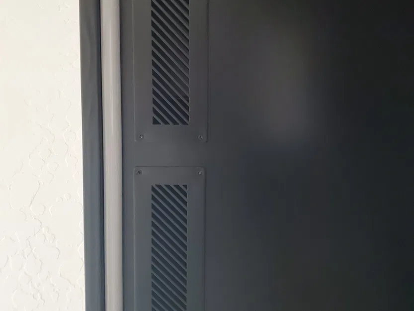 Lưới thông gió đơn giản cho tủ giải trí âm tường - Image 1