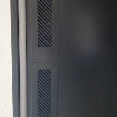 Lưới thông gió đơn giản cho tủ giải trí âm tường