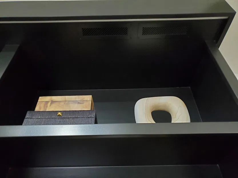 Lưới thông gió đơn giản cho tủ giải trí âm tường - Image 2