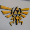 Crest Hylian treo tường trong Legend of Zelda - Thumbnail 1