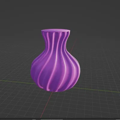 Bình hoa xoắn độc đáo cho trang trí nội thất