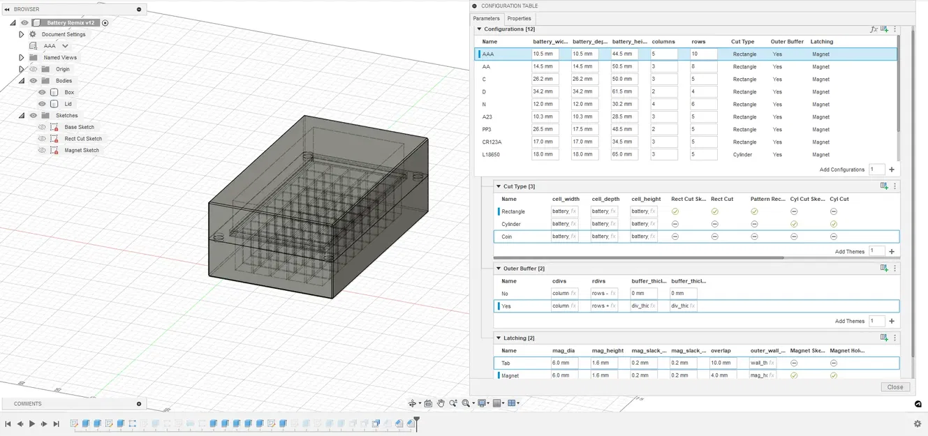 Hộp đựng pin tùy chỉnh với thiết kế gọn nhẹ - Image 1