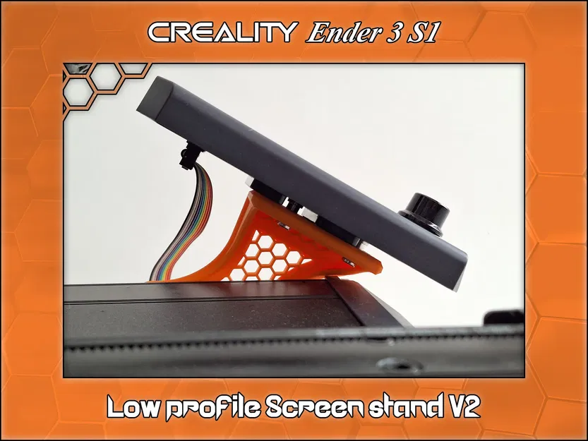 Giá đỡ màn hình thấp cho Ender 3 S1 V2 (cải tiến độ bền) - Image 2