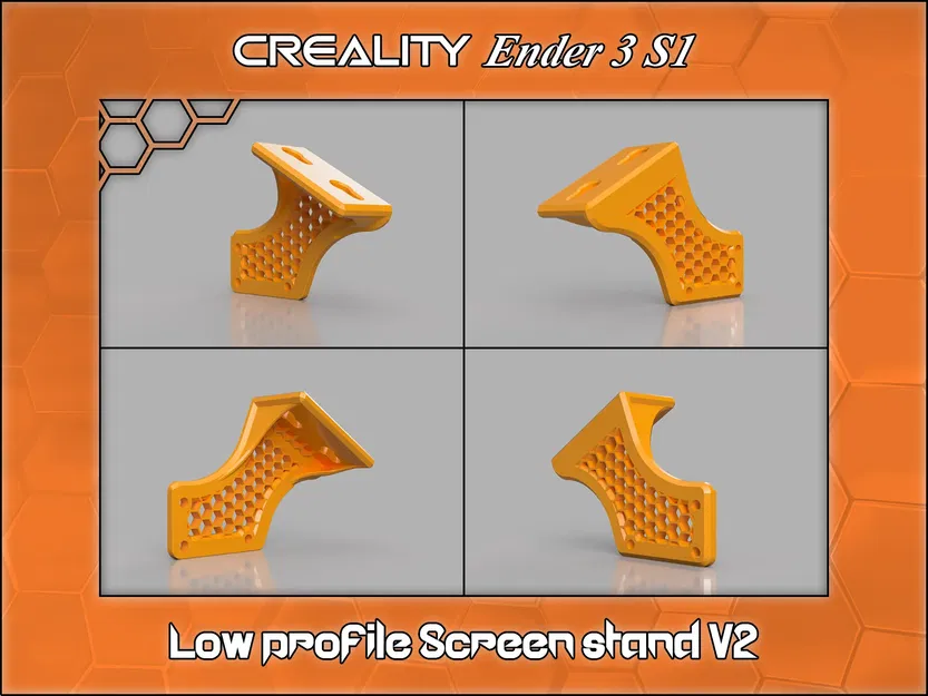 Giá đỡ màn hình thấp cho Ender 3 S1 V2 (cải tiến độ bền) - Image 4