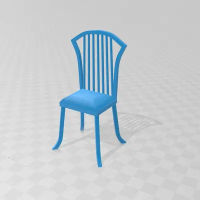 Ghế đơn giản thiết kế cổ điển cho không gian sống