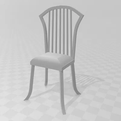 Ghế đơn giản thiết kế cổ điển cho không gian sống