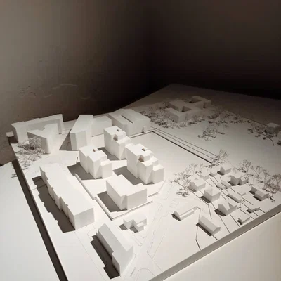 Mô hình nhà ở kiến trúc tỷ lệ 1:500