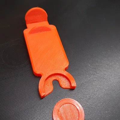 Móc khóa đa năng 3 trong 1 với giá đỡ và token xe đẩy