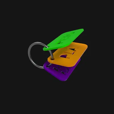 Mẫu màu filament sử dụng không gian âm cho tên gọi