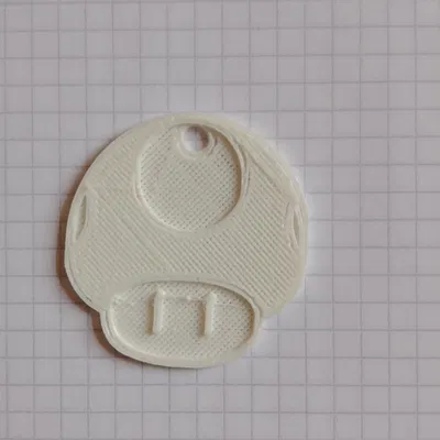 Móc chìa khóa nấm Mario phong cách remix