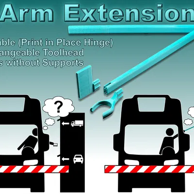Kéo dài tay cầm gập với đầu công cụ thay thế