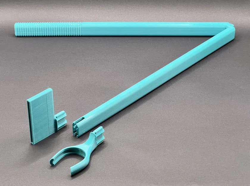 Kéo dài tay cầm gập với đầu công cụ thay thế - Image 3