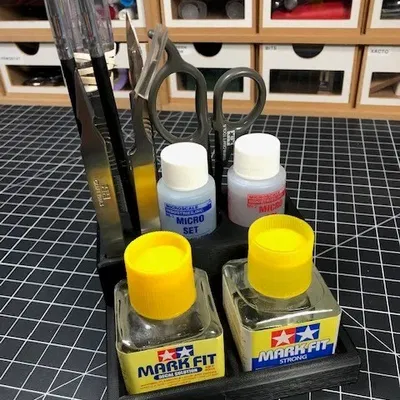 Trạm tổ chức decal cho dụng cụ mô hình Tamiya