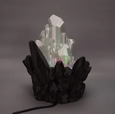 Đèn Led pha lê 2 với nhiều màu sắc kết hợp