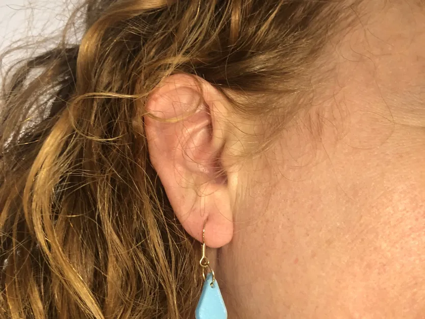 Bông tai giọt mưa thiết kế độc đáo từ Tinkercad - Image 4