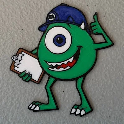 Nam châm Mike Wazowski đa sắc màu 7 màu