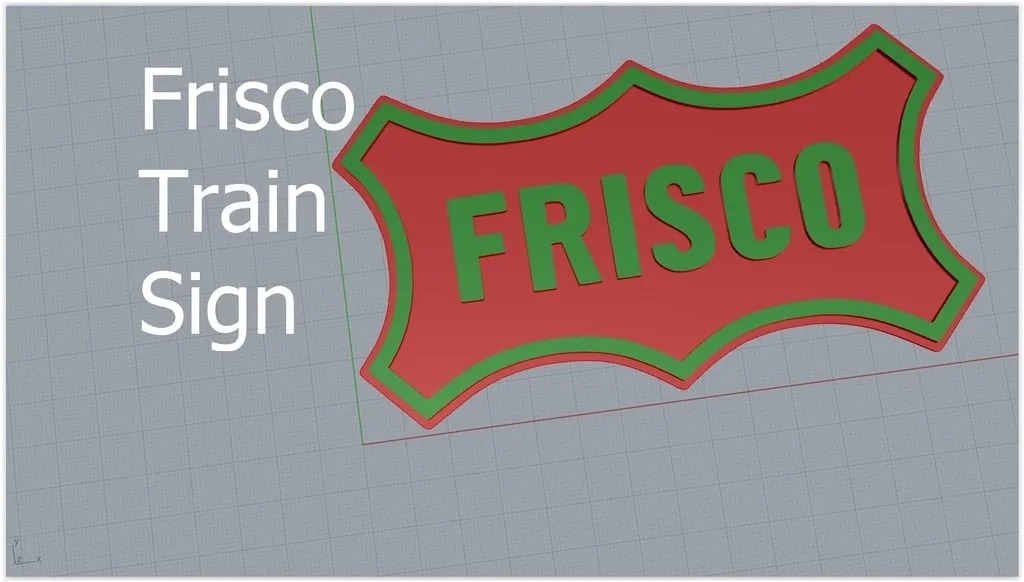 Biển hiệu nhà ga Frisco in 3D hoặc laser - Image 1