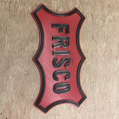 Biển hiệu nhà ga Frisco in 3D hoặc laser