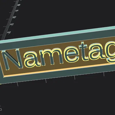 Nhãn tên tùy chỉnh cho móc chìa khóa bằng openscad