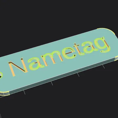 Nhãn tên tùy chỉnh cho móc chìa khóa bằng openscad