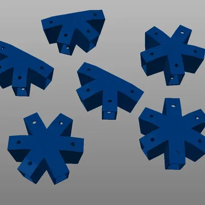 Kết nối 1V 2V 3V 4V 5V 6V cho mái vòm địa lý với tùy chỉnh