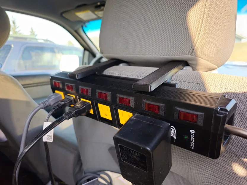 Giá đỡ ổ cắm điện cho ghế sau xe Ford - Image 2