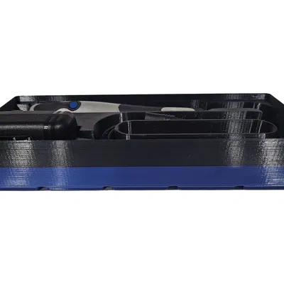 Giá đỡ Gridfinity cho Dremel 2050 (Stylo+) và phích cắm Mỹ