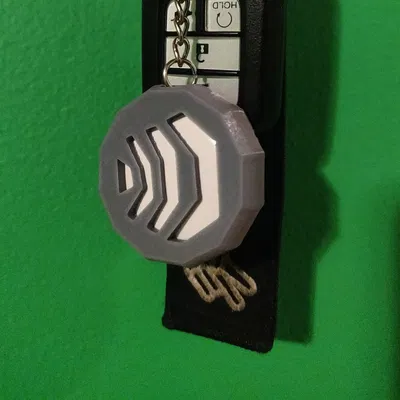 Móc khóa Airtag hình rune không khí phong cách Runescape