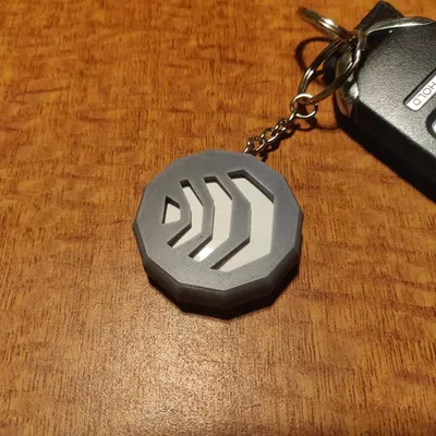 Móc khóa Airtag hình rune không khí phong cách Runescape