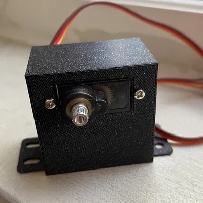 Hộp chứa động cơ servo cho dự án điện tử