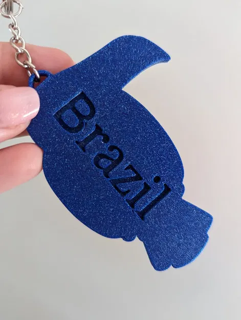 Móc khóa chủ đề Brazil với thiết kế độc đáo - Image 2