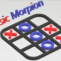 Bảng trò chơi Morpion (Tic Tac Toe) thiết kế đơn giản - Thumbnail 1