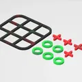Bảng trò chơi Morpion (Tic Tac Toe) thiết kế đơn giản - Thumbnail 3