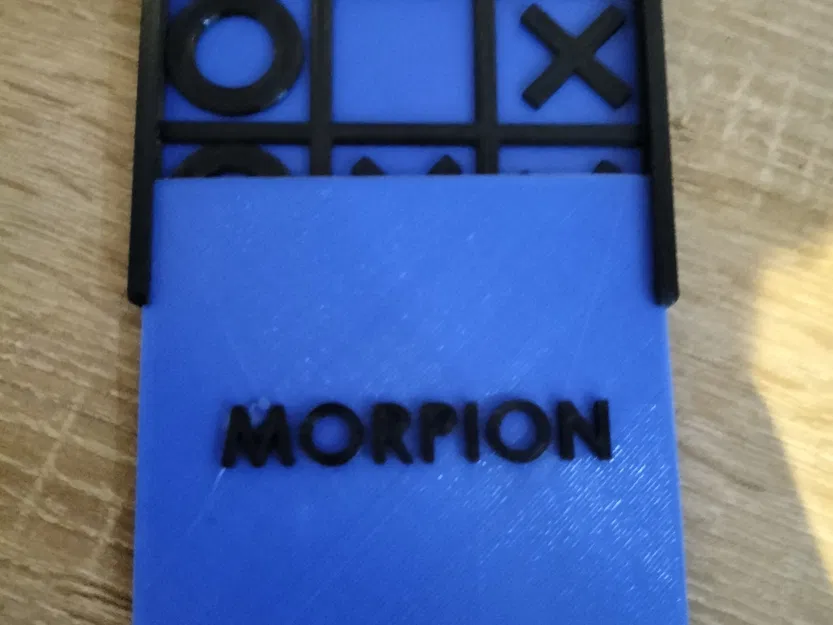 Bàn cờ morpion nhỏ gọn và dễ mang theo - Image 1