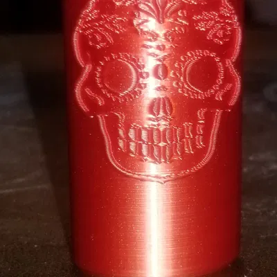 Vỏ bật lửa Bic hình đầu lâu đường phố