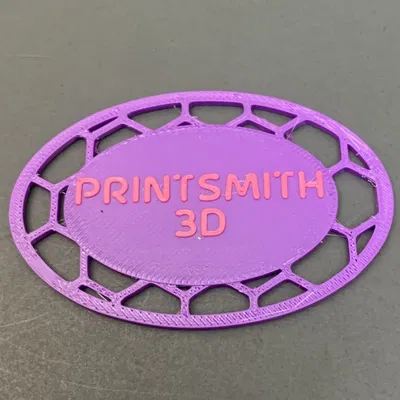 Móc khóa hình lục giác tùy chỉnh kiểu tổ ong