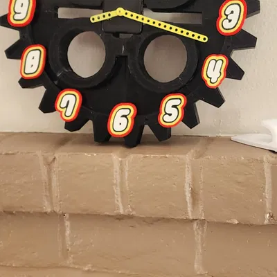 Đồng hồ Lego Technic lớn có thể dán lại