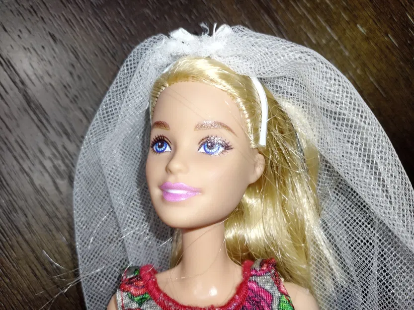 Băng đô cưới cho búp bê Barbie™ - Image 5
